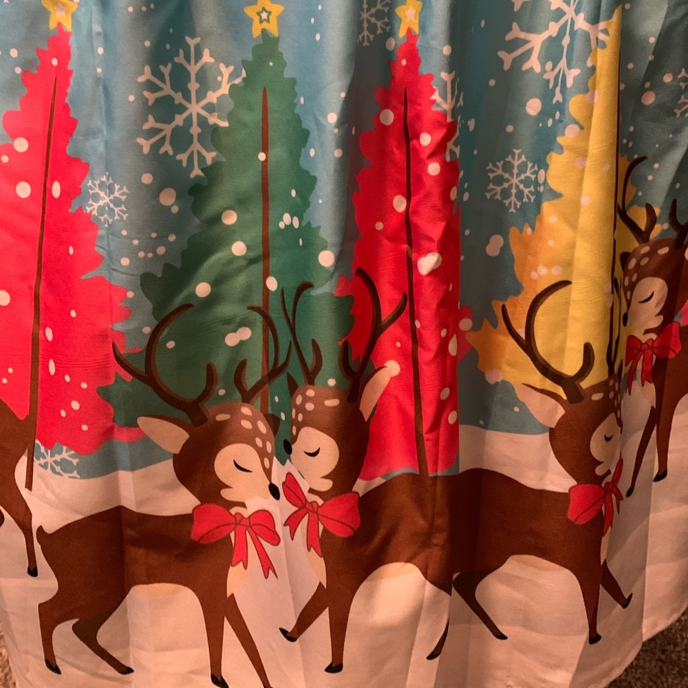 Christmas Reindeer Dress NWOT XL